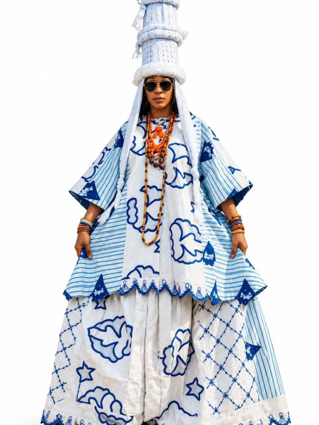 Agbada Balogun Ijaye with Yerin